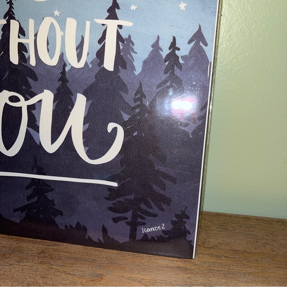 Watercolor Print I’D BE LOST WITHOUT YOU USA Made - Picture 4 of 6